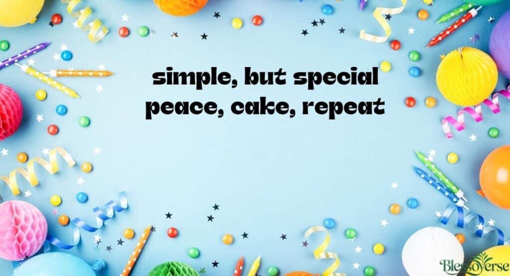 Short & Minimalist Aesthetic Birthday Captions