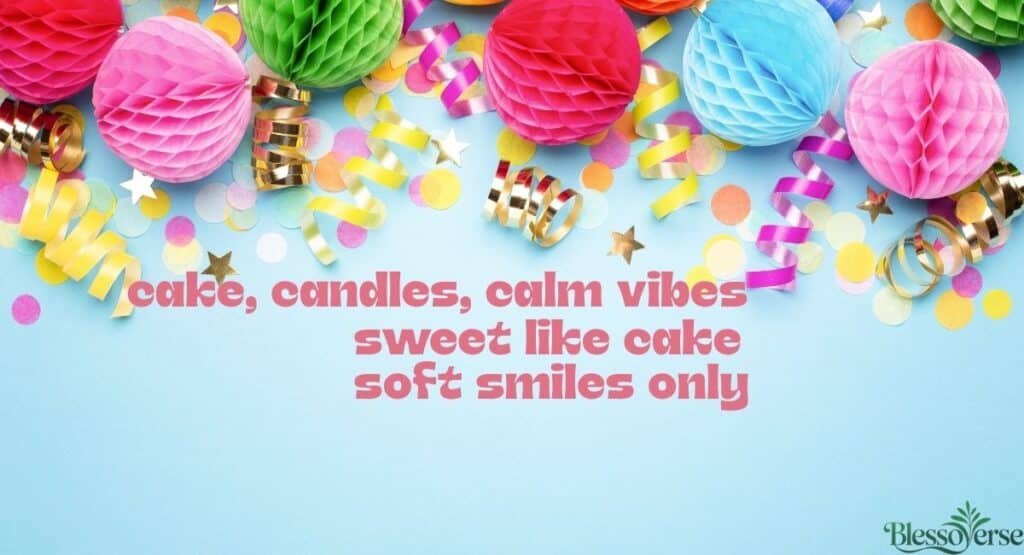 Soft Girl / Cute Aesthetic Birthday Captions