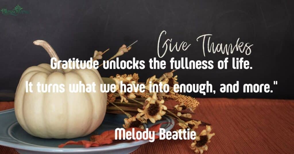 Moving Thanksgiving Blessings Quotes & Sayings